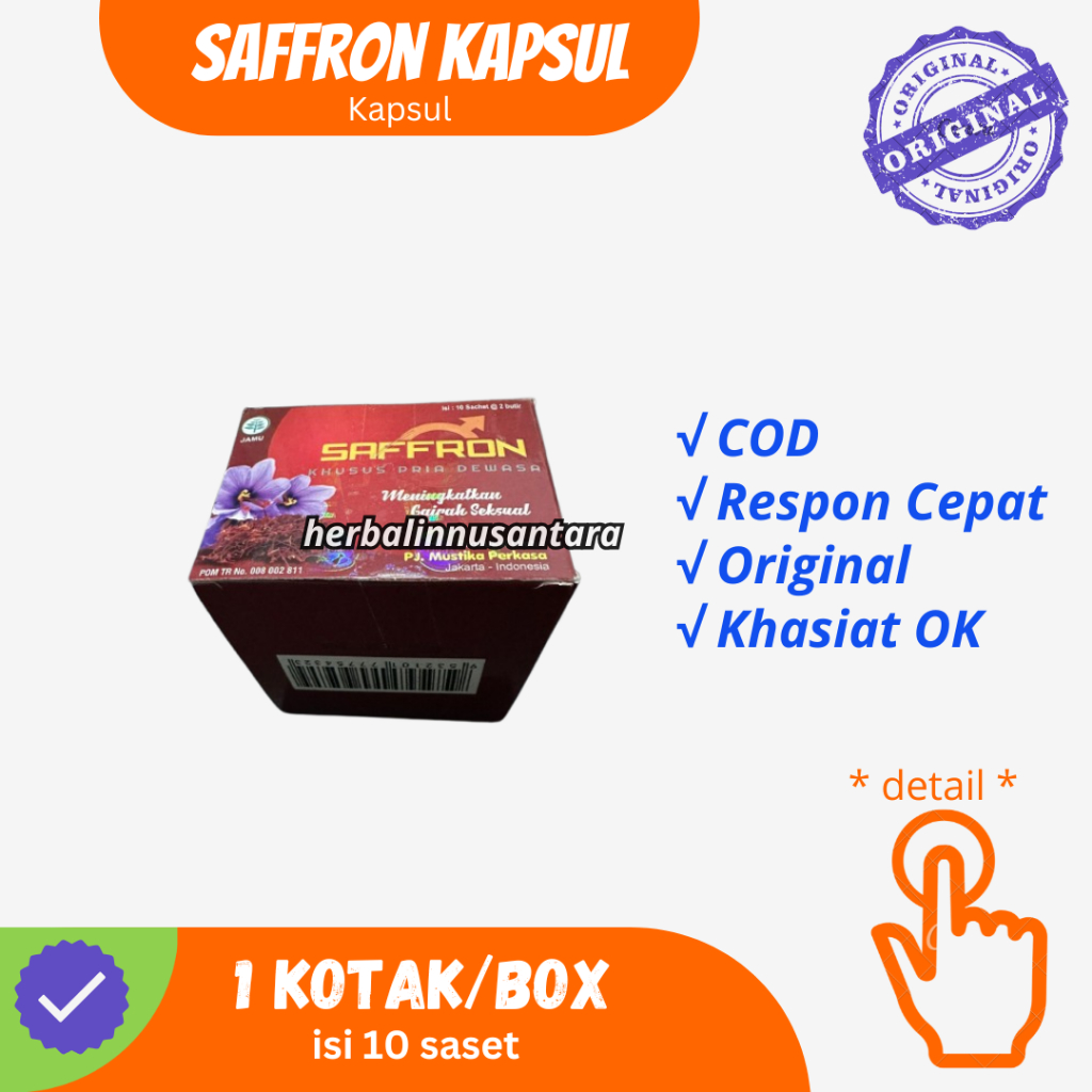 

SAFFRON KAPSUL ORIGINAL 100% ASLI