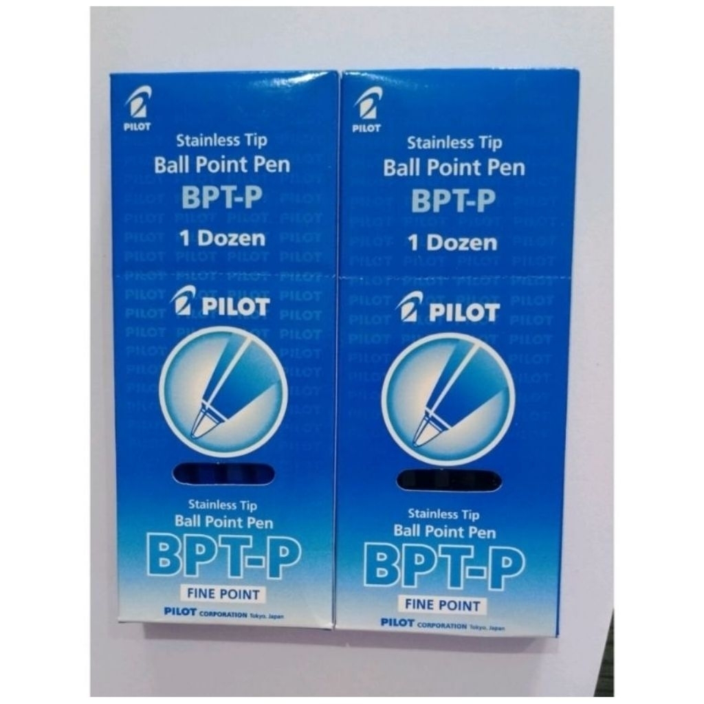 

Pena Pilot Hitam dan Biru BPT-P Fine Poin 12 Pcs