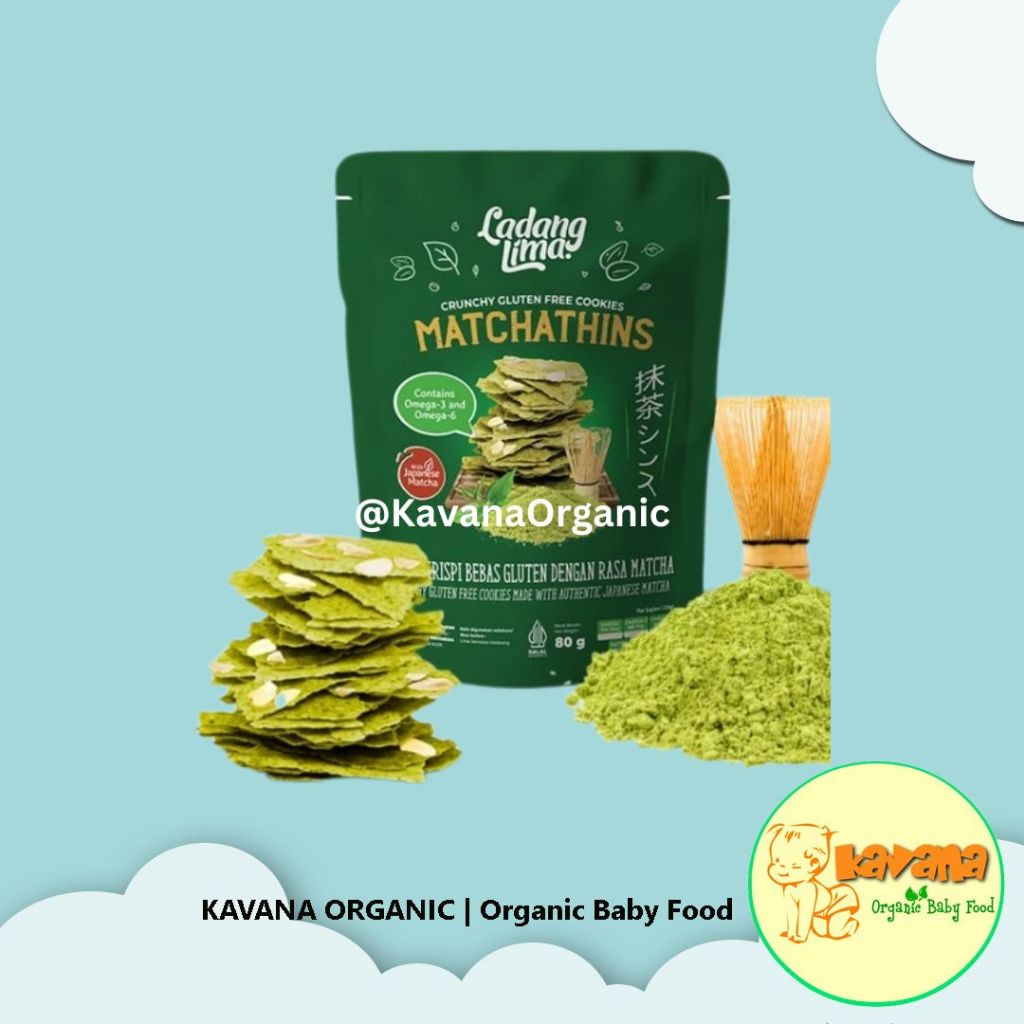 

Ladang Lima Matchathins cookies 12+ Gluten Free