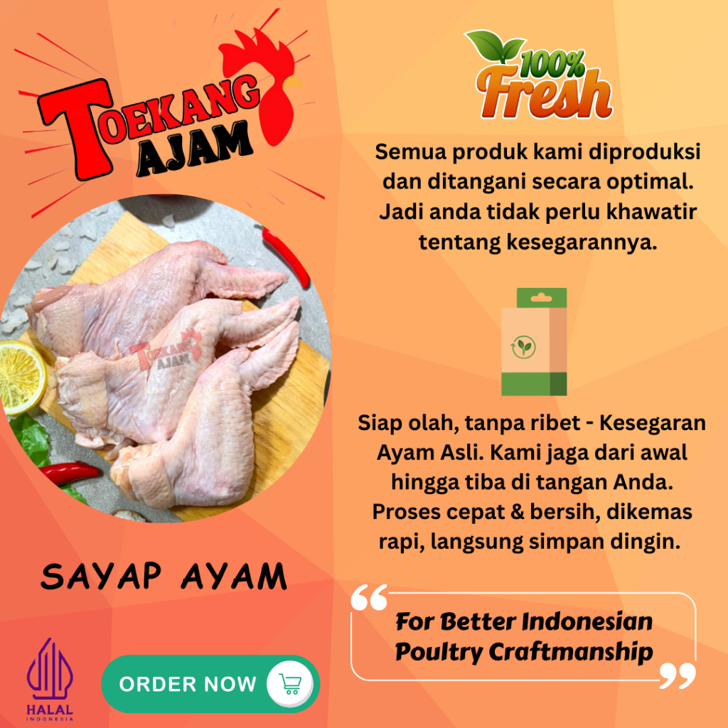 

Sayap ayam / SYP / Chicken Wings