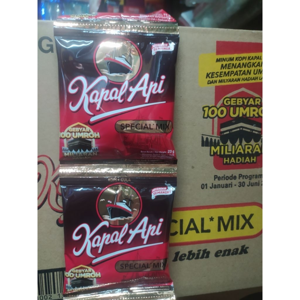

Kapal api spesial mix 23g renceng (10pcs)