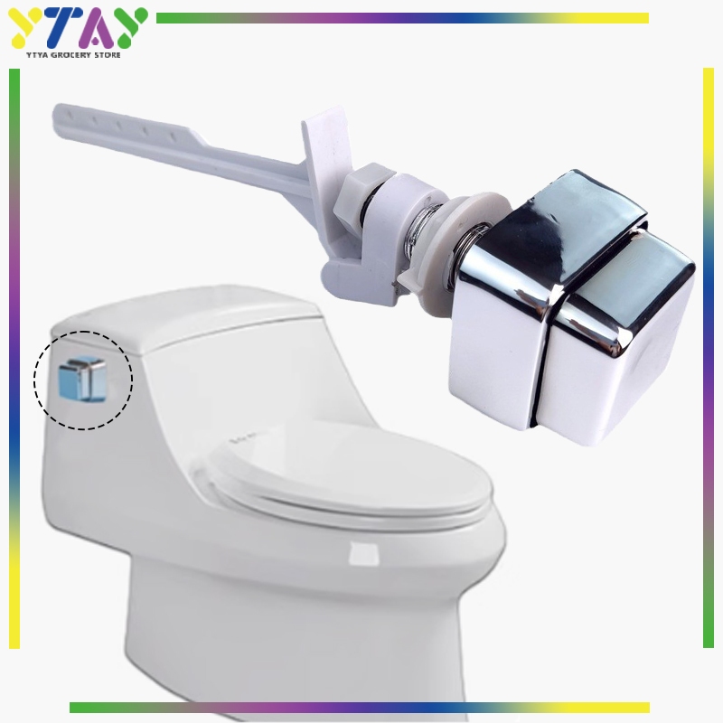 Tombol Samping Kloset Duduk Universal Tombol Flush Pengganti Pencetan Toilet