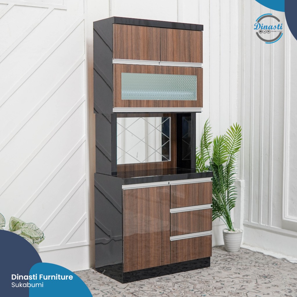 Lemari Dapur 2 Pintu HPL Tinggi