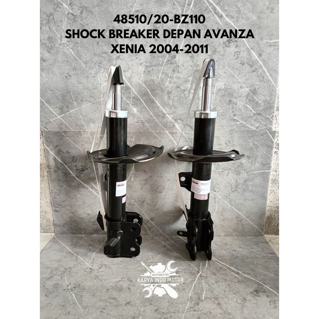 SHOCKBREAKER DEPAN DAIHATSU XENIA AVANZA TAHUN 2004-2011 ORIGINAL (BERGARANSI)  48510-BZ110/48520-BZ