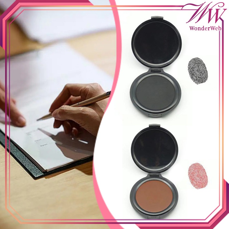 

Stempel Cap Jempol Finger Print Pad Merah/Hitam Bantalan Cap Sidik Jari Bak Stempel Sidik Jari