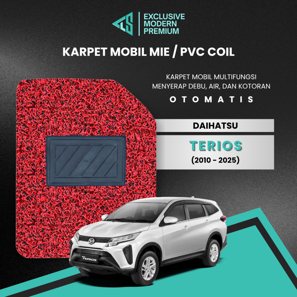 Karpet Mobil Mie Daihatsu Terios 2010 2012 2013 2014 2016 2018 2019 2022 2023 2024 2025
