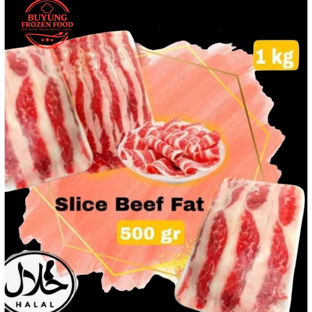 

BEEF SLICE FAT/ DAGING SLICE BBQ SUKI 250GR/500GR/1KG AUS SLICE FAT SUDAH DIMARINASI HALAL DAN FRESH PROMO!!