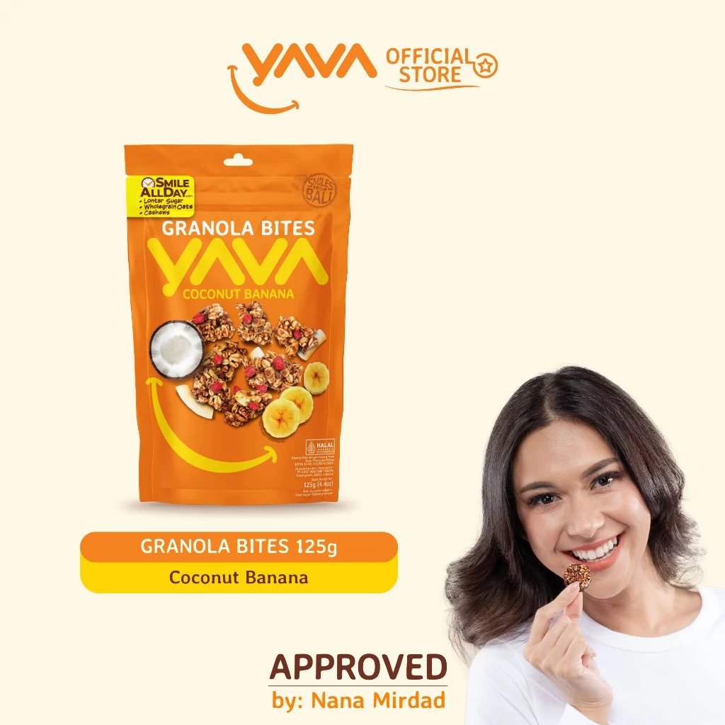 

Yava Granola Bites 125gr - Coconut Banana