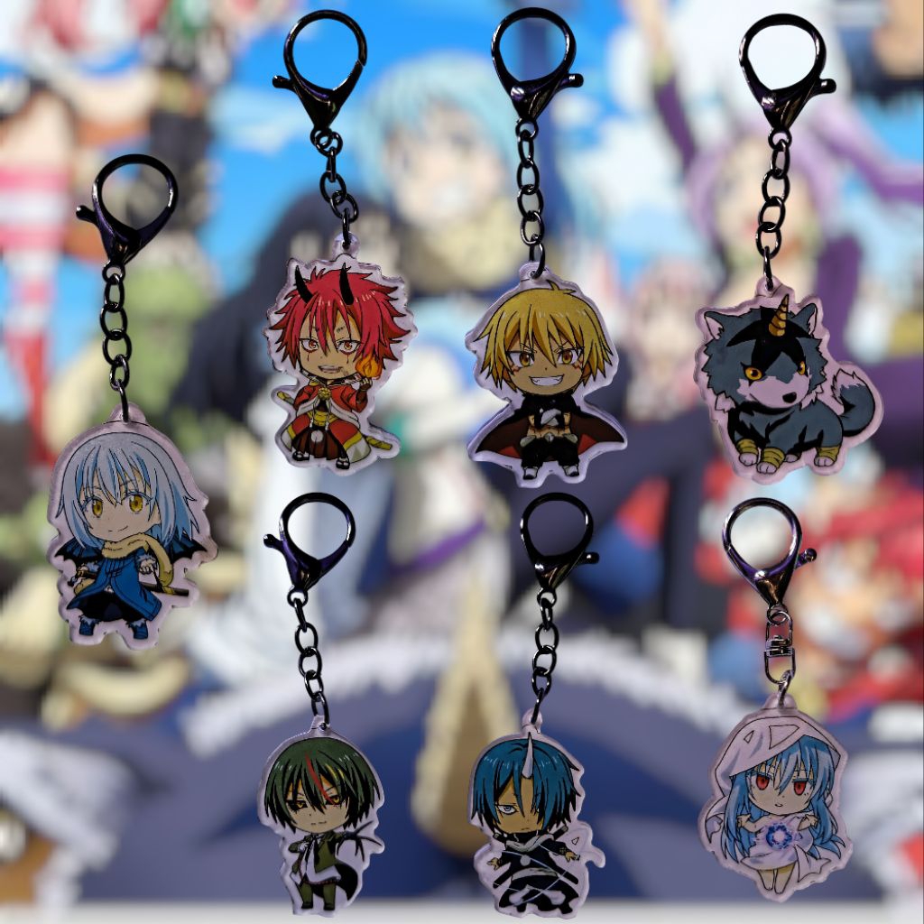 gantungan kunci Edisi anime tensura slime Rimuru