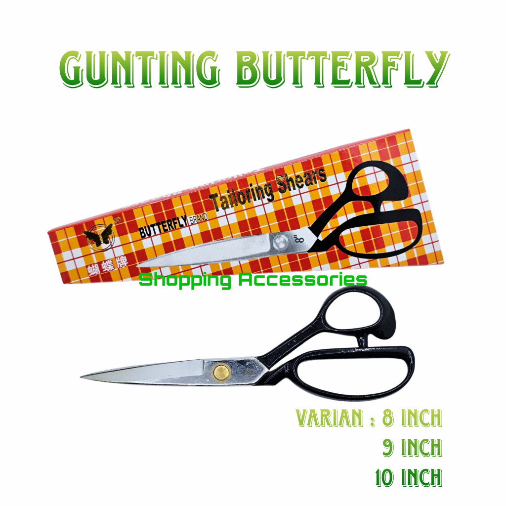

Gunting Flower Butterfly / Gunting Kain ukuran 8 inch - 9 inch - 10 inch