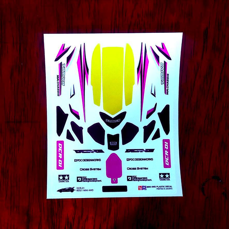 

Stiker DCR 01 - Body Putih Kombinasi Ungu Abu - Vinnyl Lam. Doft