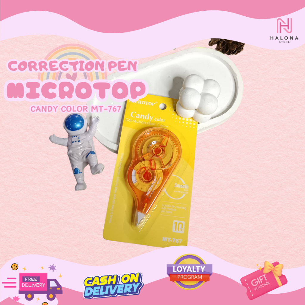 

Correction Tape / Tipe X Kertas / Tipe X Pita Microtop
