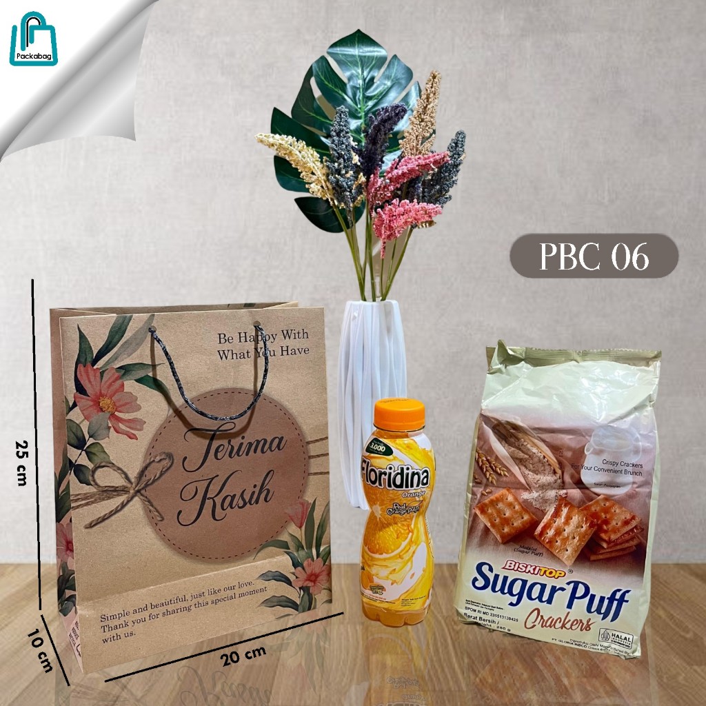 

PAPERBAG / PAPER BAG MURAH | TAS KERTAS SOUVENIR HAJATAN & PERNIKAHAN KOKOH | 20X25X10 CM | R STOCK