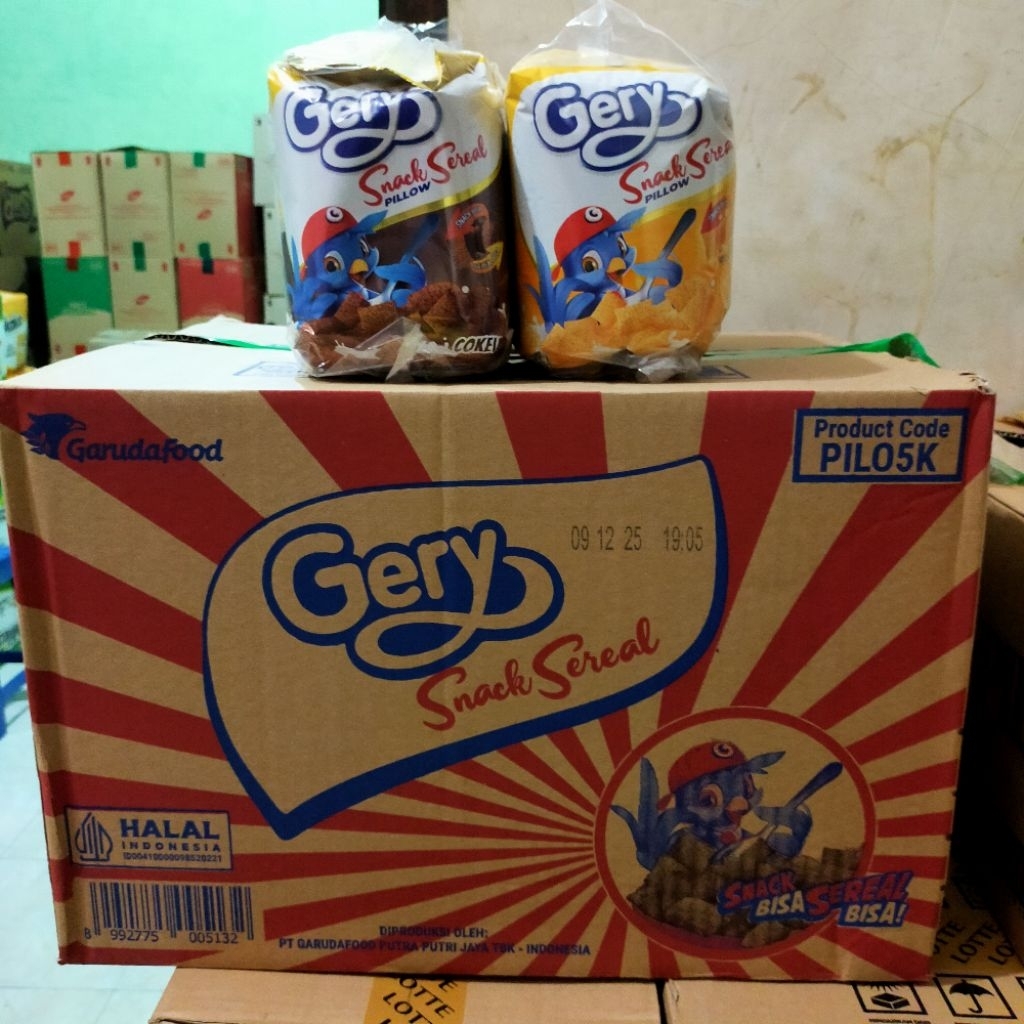 

Gery sereal pillow coklat dan keju