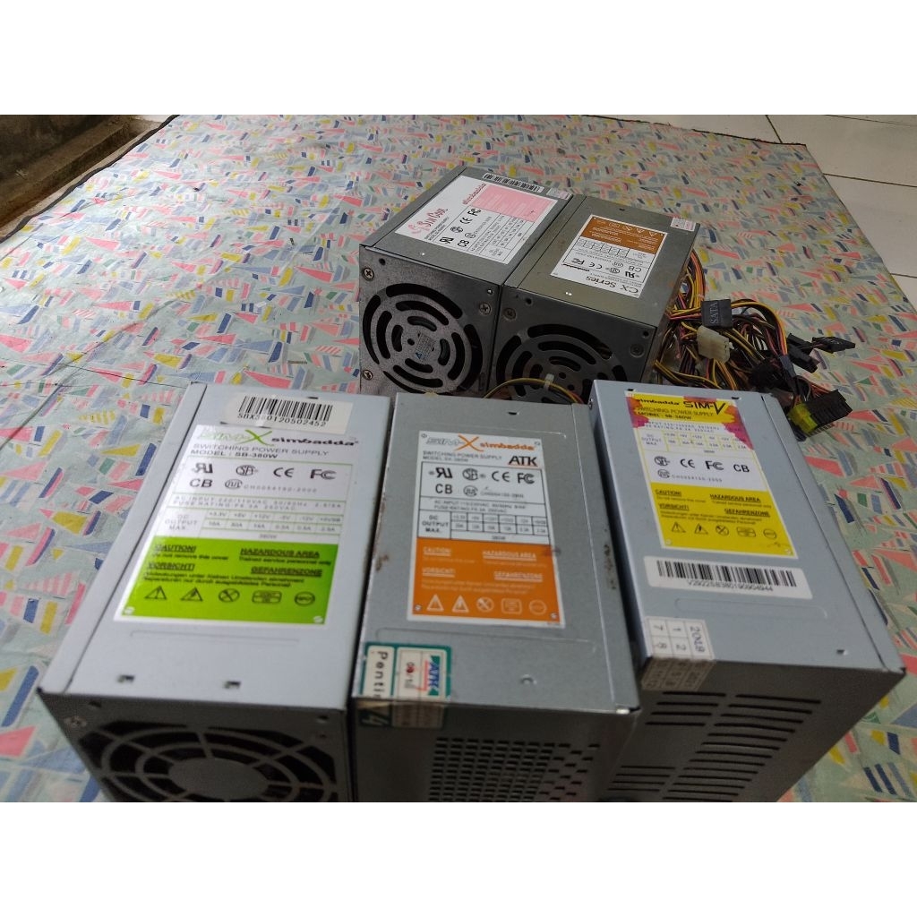 PSU SIMBADA 430WATT  ada 1x6pin power VGA