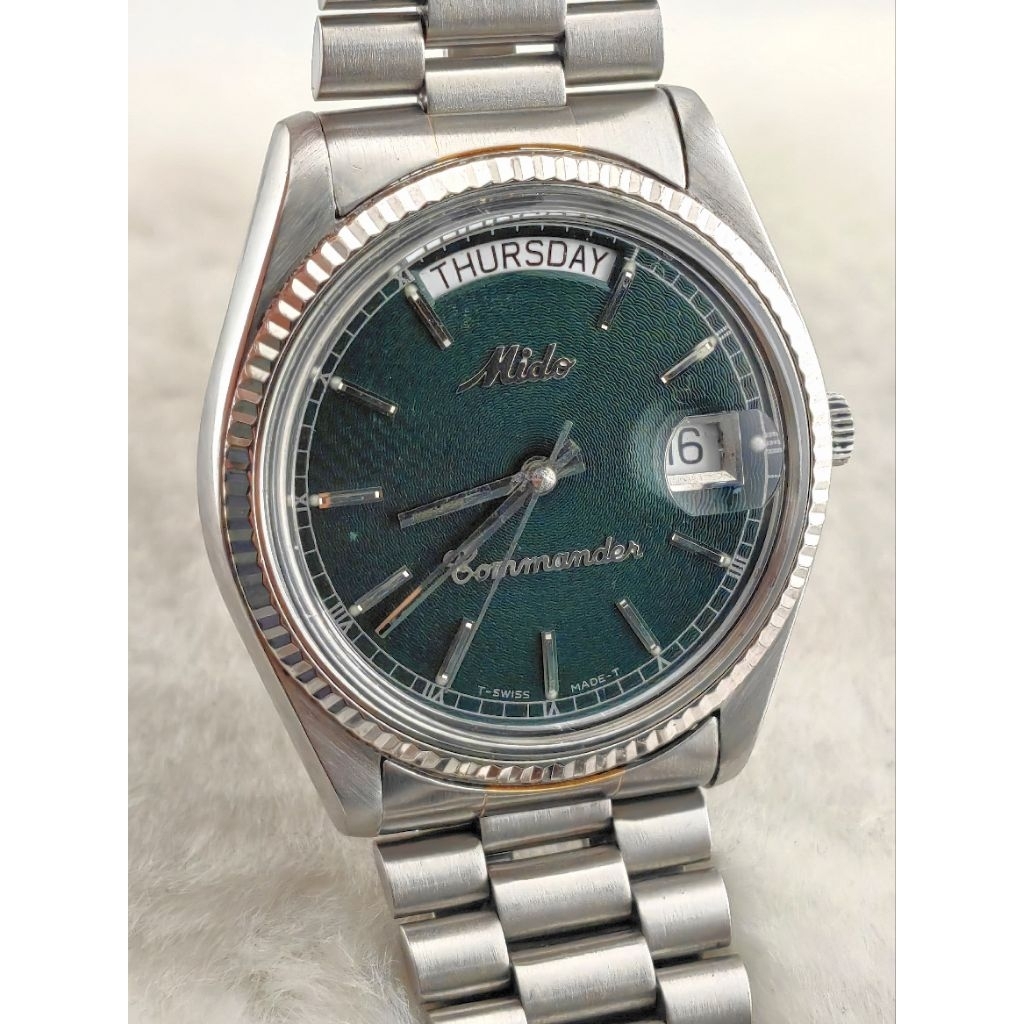 MIDO COMMANDER PRESIDENTE GREEN DIAL