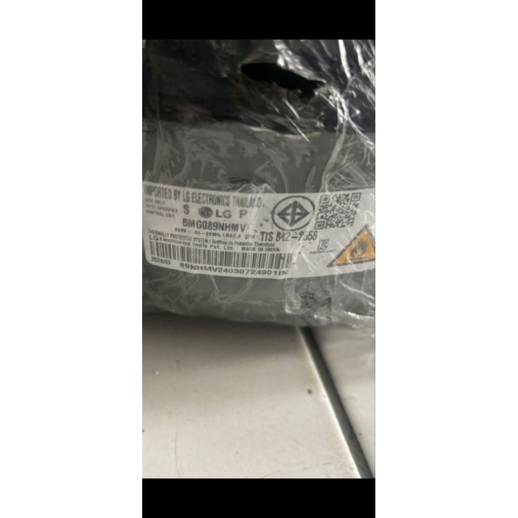 kompresor kulkas LG inverter BMG089NHMV baru