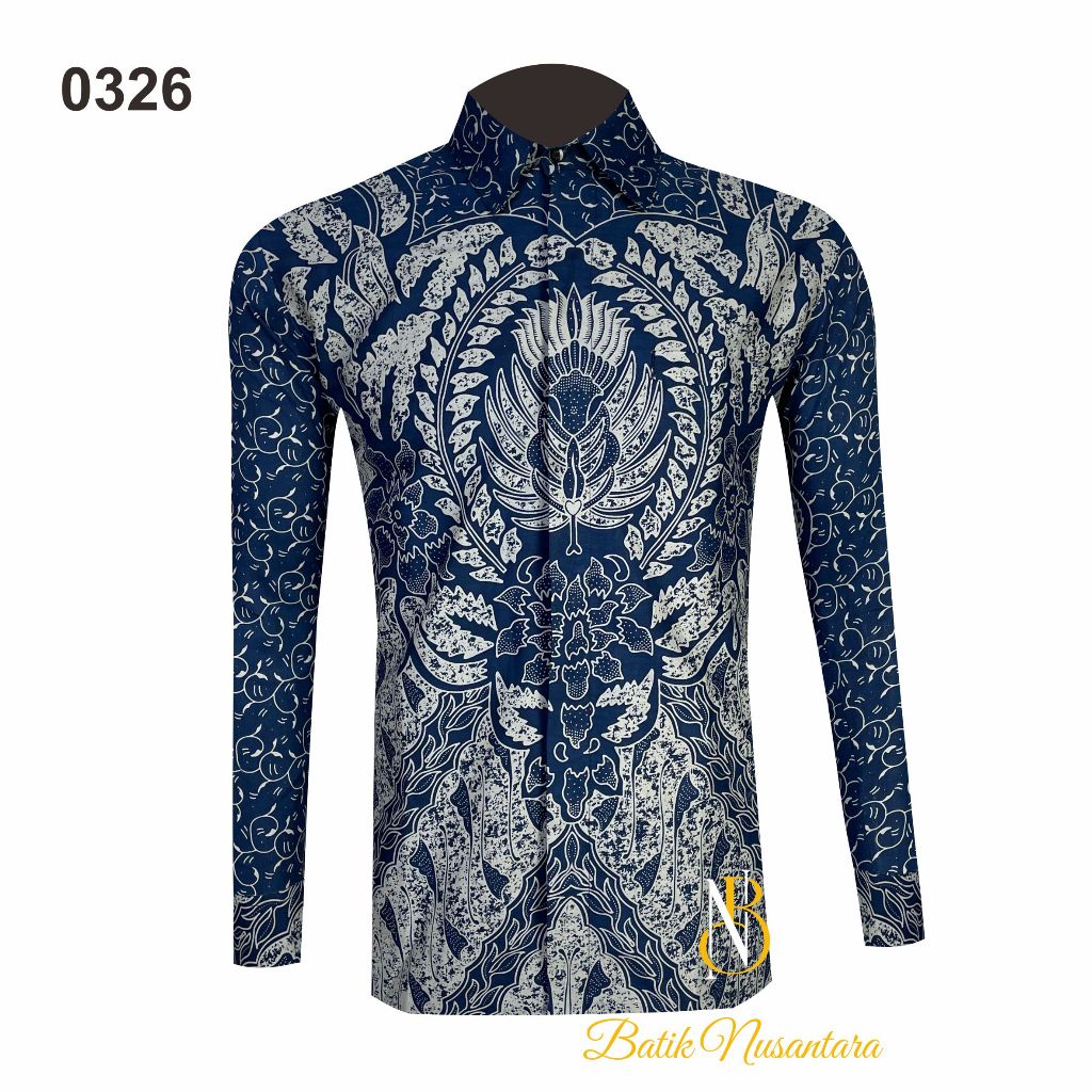 

Batik Nusantara Indonesia Kemeja Batik Slimfit Lapis Furing 0326 / Batik Pria