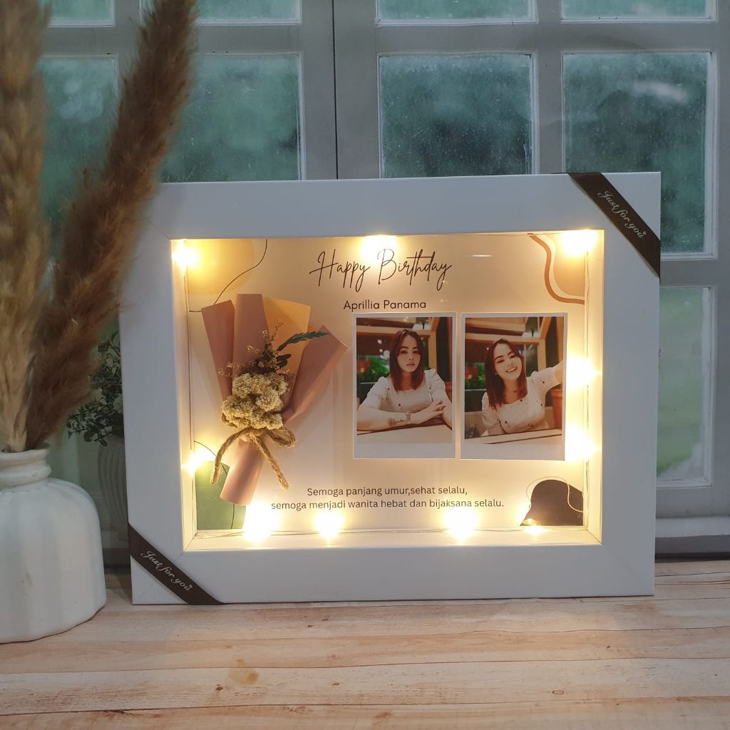 frame 3D 20×15 kado ultah/kado wisuda/kado anniversary