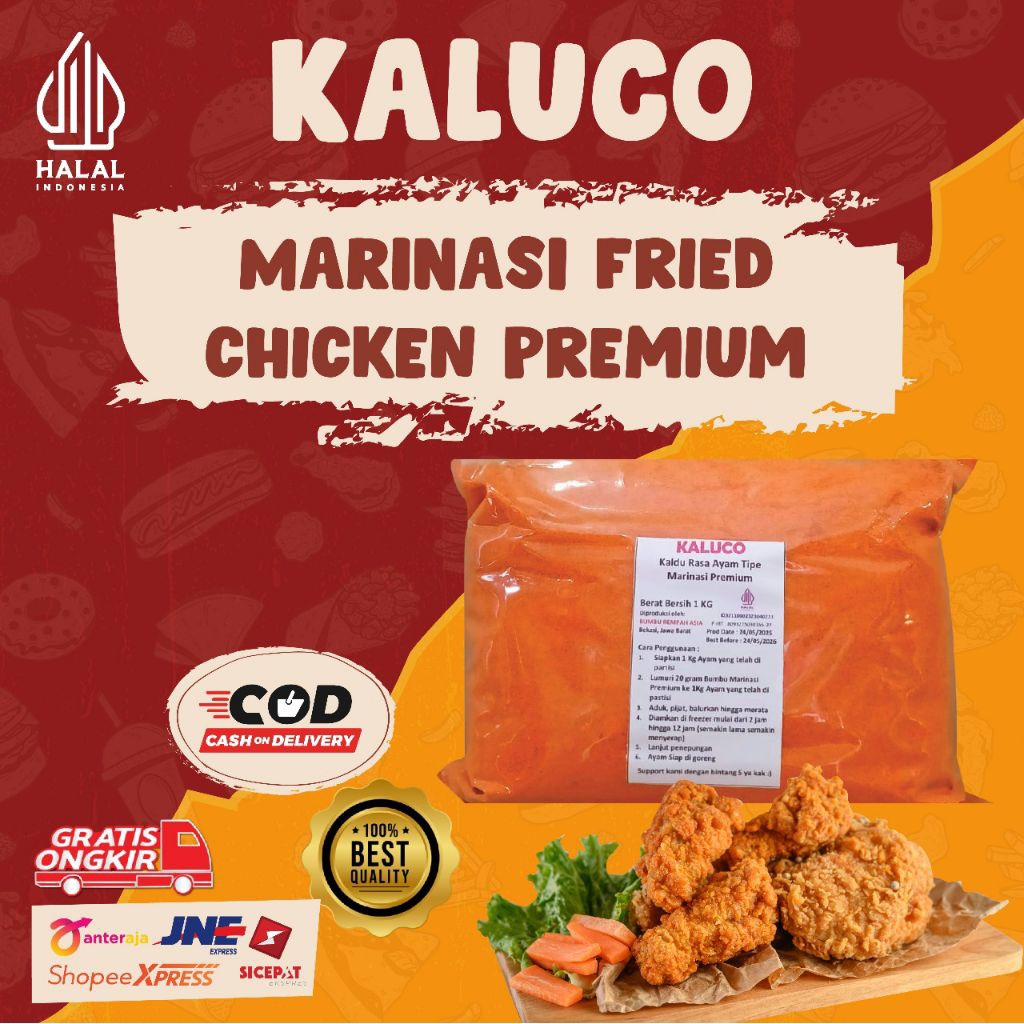 

Bumbu Marinasi Ayam Fried Chiken Crispy Premium HALAL
