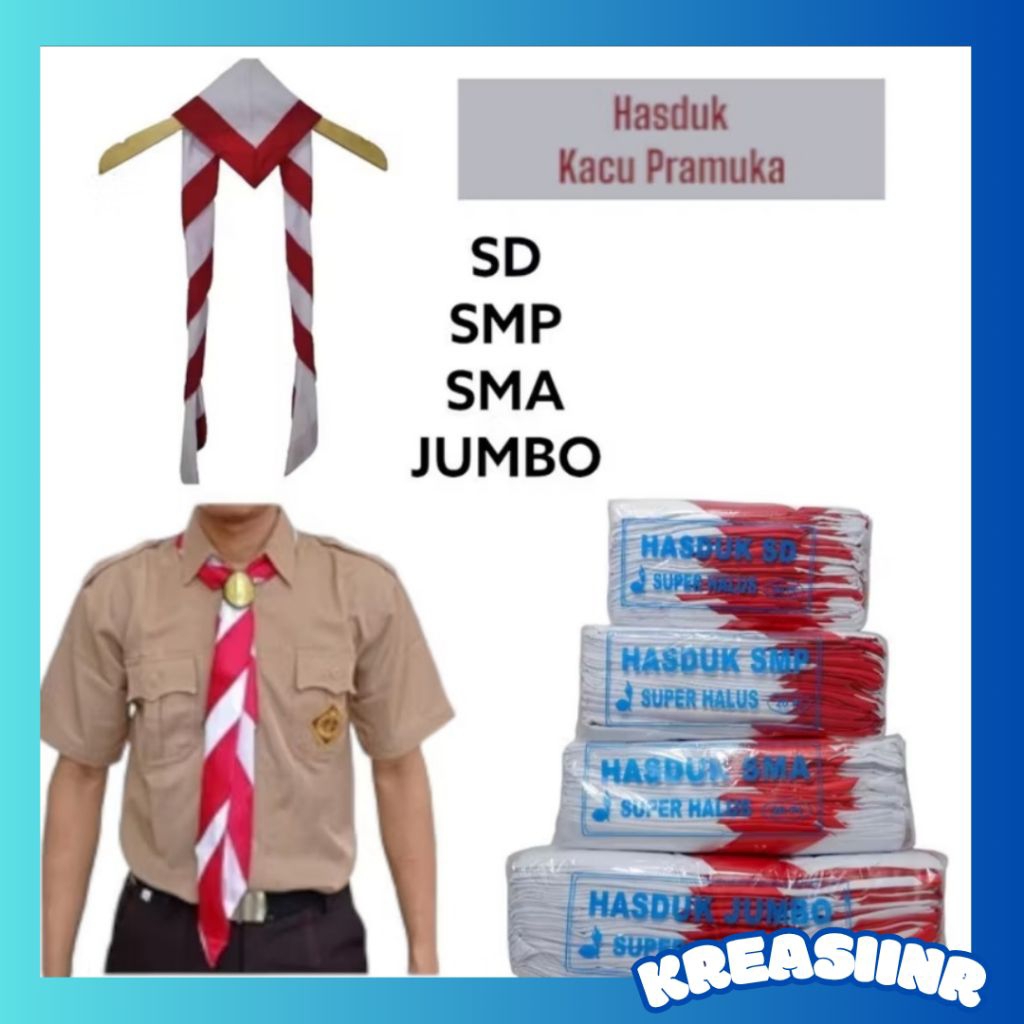 Hasduk Pramuka Katun / Kacu Pramuka SD SMP / Kacu Pramuka Sekolah