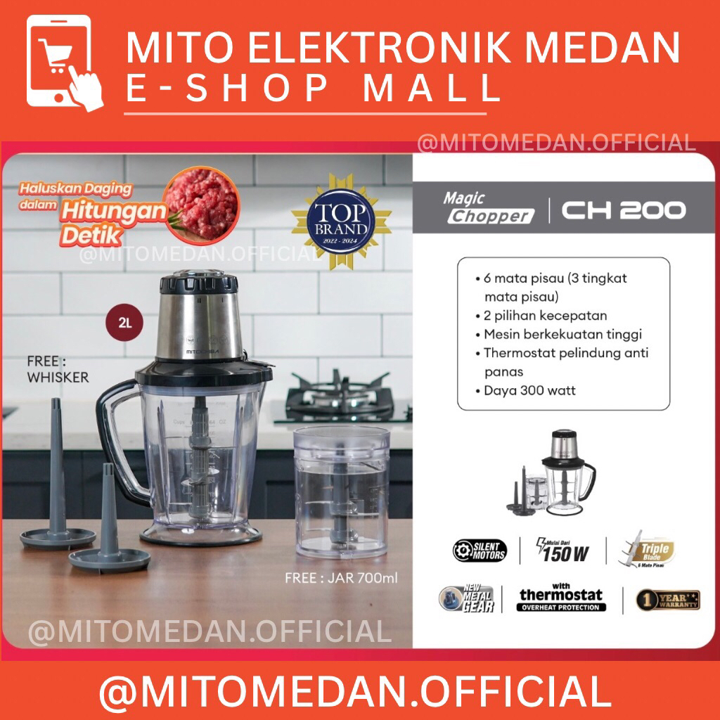 Mito Medan - Mitochiba Magic Food Chopper CH200