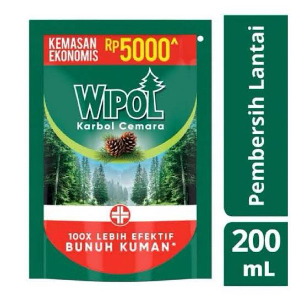 Wipol Pembersih Lantai Refill / Pembersih Lantai Wipol Kemasan Ekonomis 5000 / Pembersih Lantai WIPO