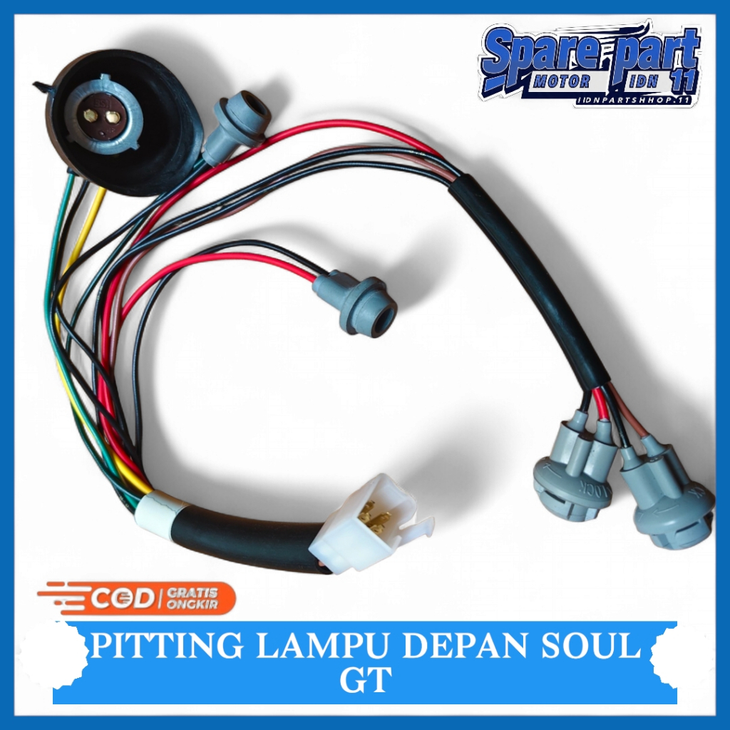 Cop Pitting Lampu Depan Mio Soul Gt 115 Set Komplit Pitting Soket Socket Cop Lampu Mio Soul Gt 115 P