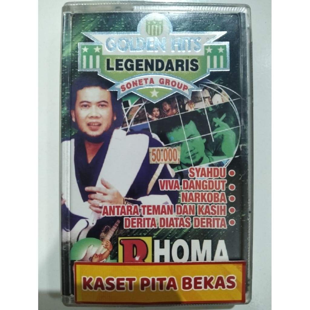 kaset pita bekas dangdut Rhoma irama golden hits