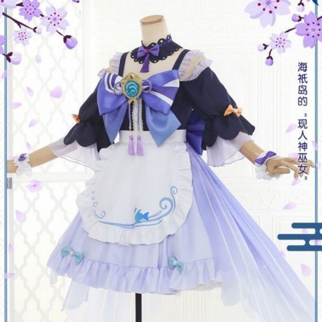 READY KOKOMI MAID COSPLAY COSTUME