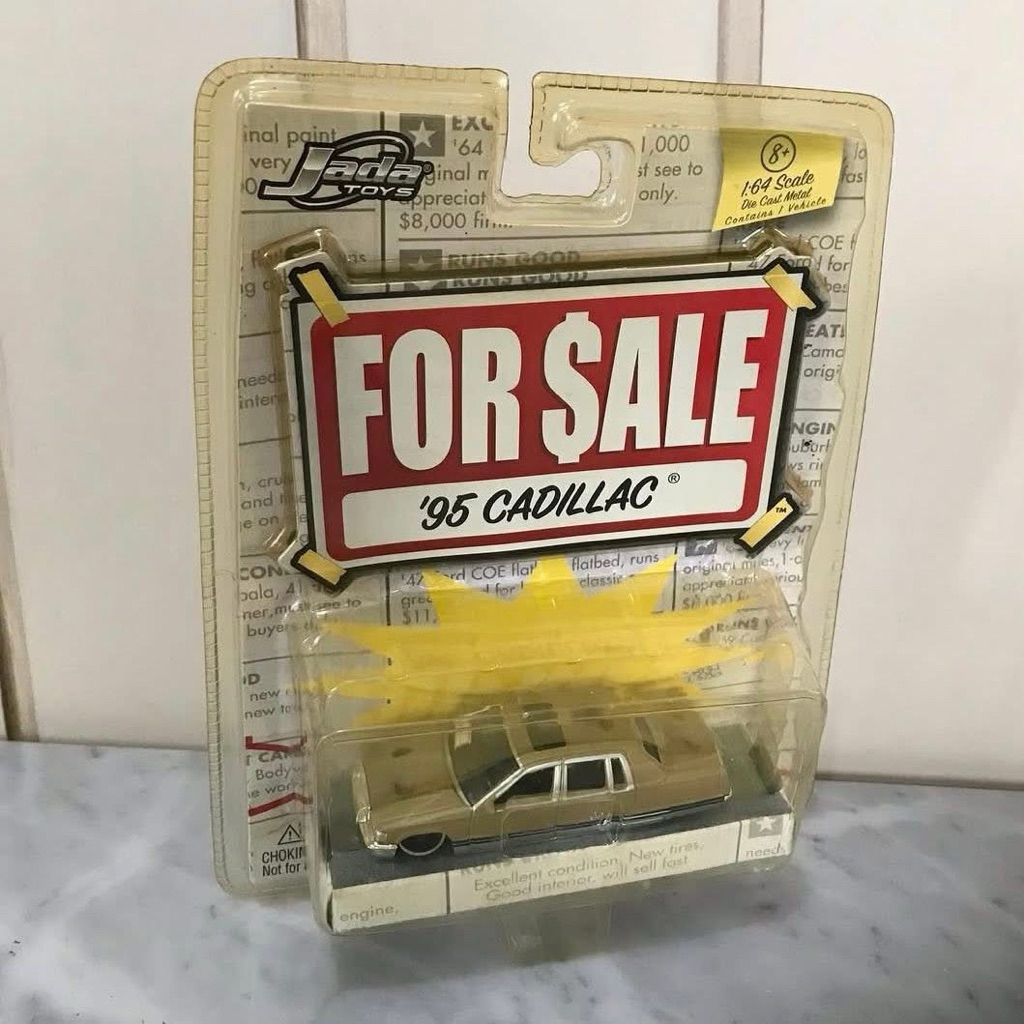 Diecast ‘95 Cadillac. Rilisan Jada Toys (NOS