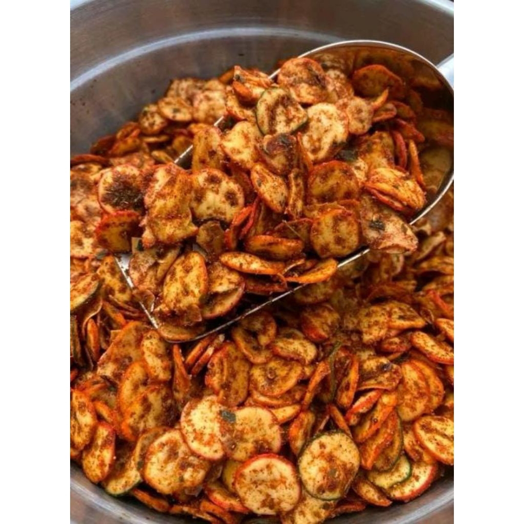 

SEBLAK KERUPUK BAWANG pedas cikruh daun jeruk snack food