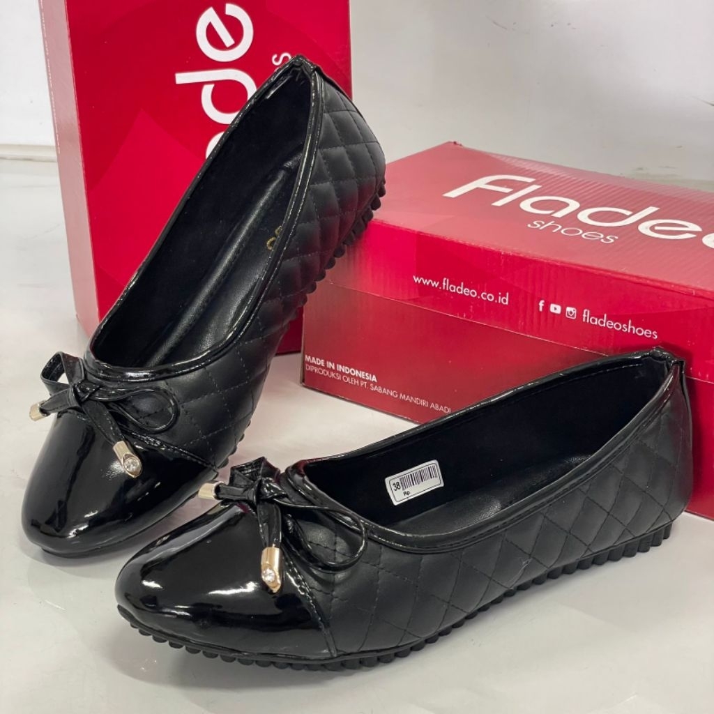 Flatshoes Wanita Terbaru Fladeo Q07 Pita Grade ORI Berkualitas