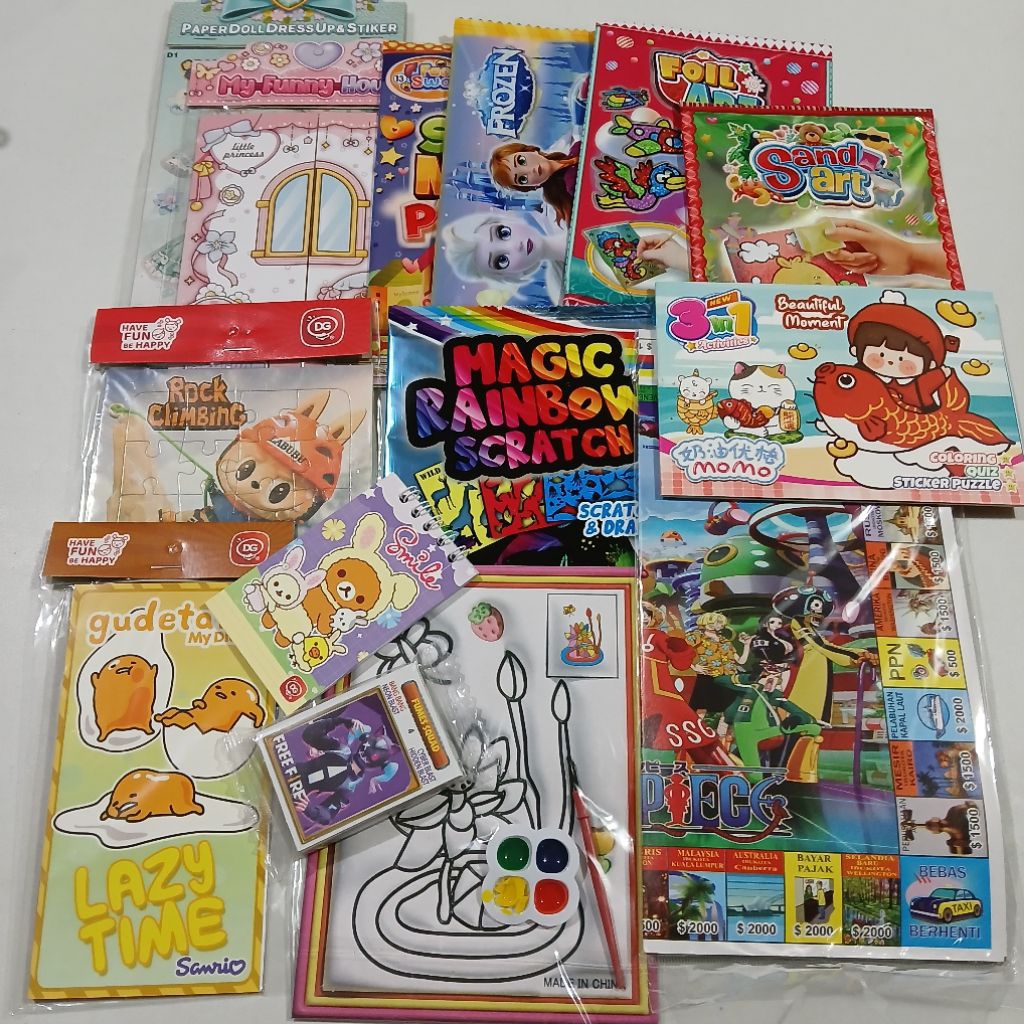 

aktivitas anak mewarnai monopoli notes kwartet sand art 1 set (14 variant)