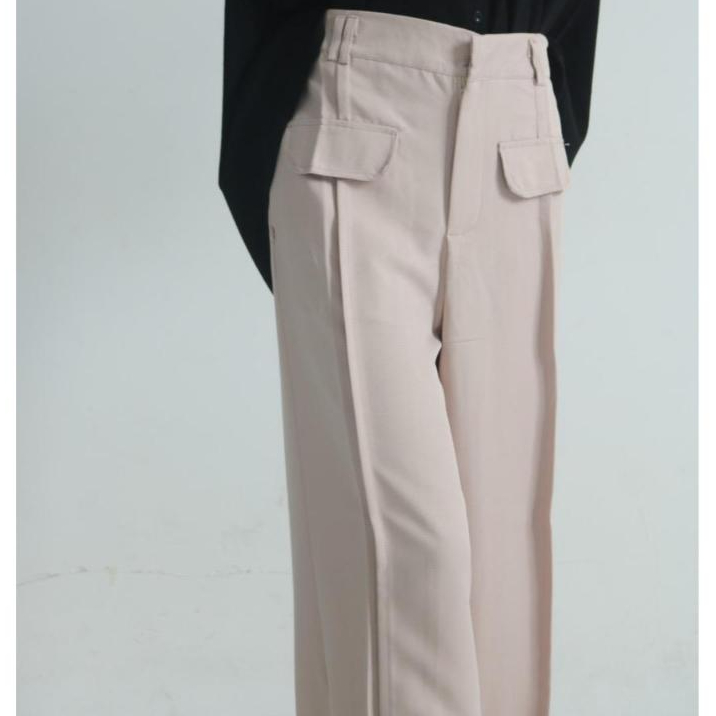 MEIN - Celana Panjang Wanita, Korean Style, Outfit Hijab