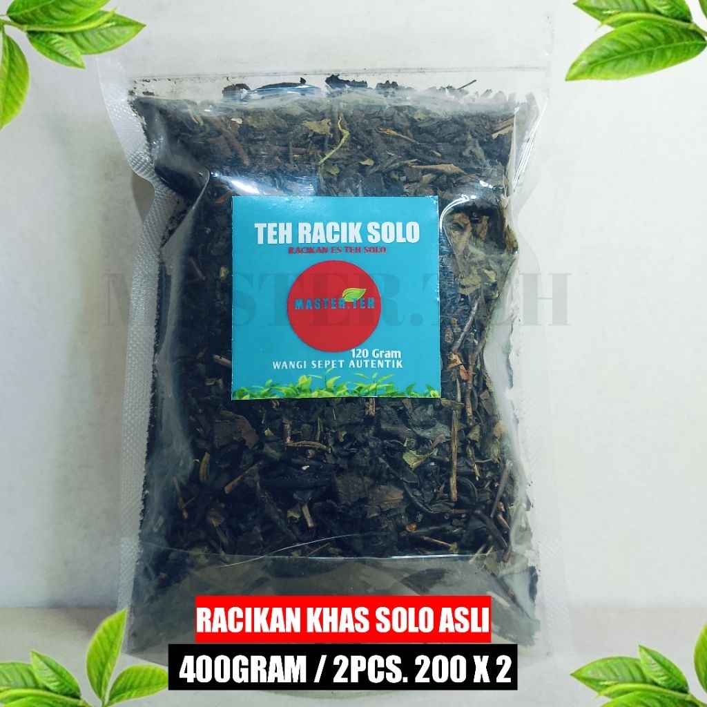 

Teh tubruk racikan khas solo asli 400 gram wangi sepet kentel