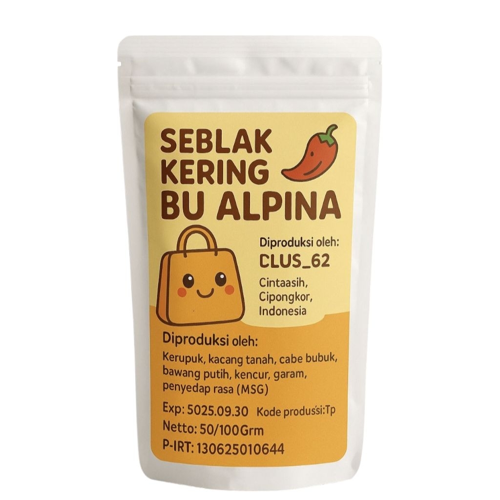 

Seblak Kerupuk Kering Snack Gurih Cemilan Nasi Kripik Instan Murah Berkualitas Sudah Izin PIRT Keripik Pedas Asin Camilan Food 100 Grm