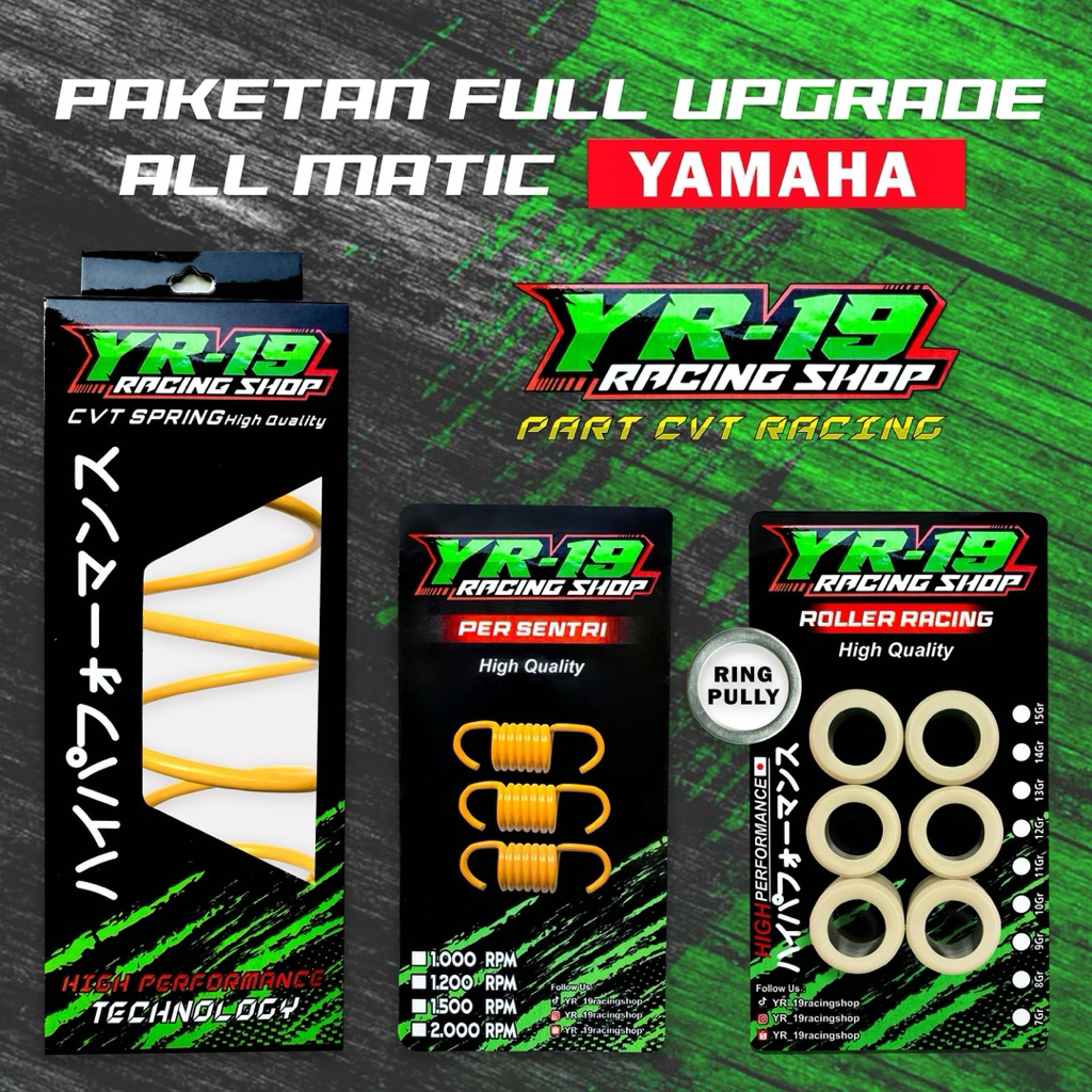 FULL UPGRADE (ALL MATIC YAMAHA) YR19 RACING SHOP