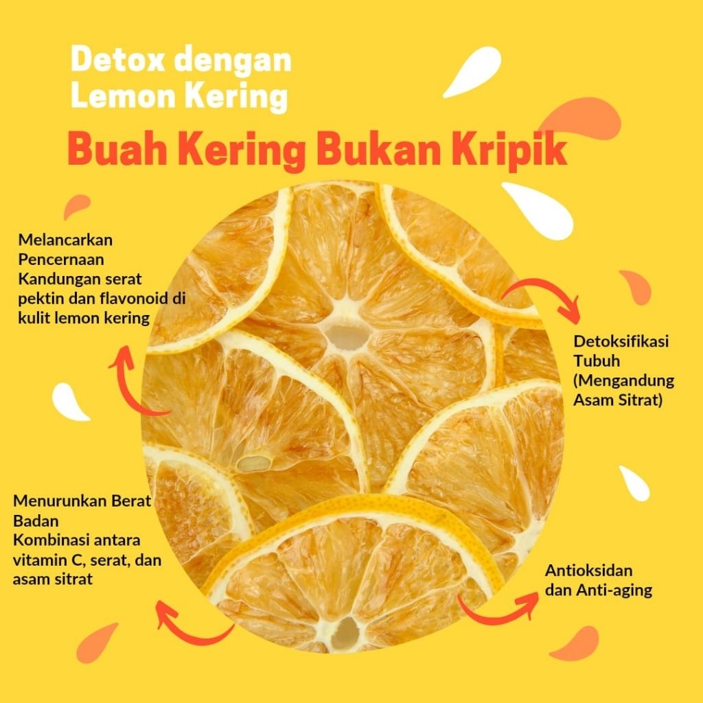 

1 PACK Lemon INFUSER WATER, FRUITS DETOX/DEHYDRATED FRUITS