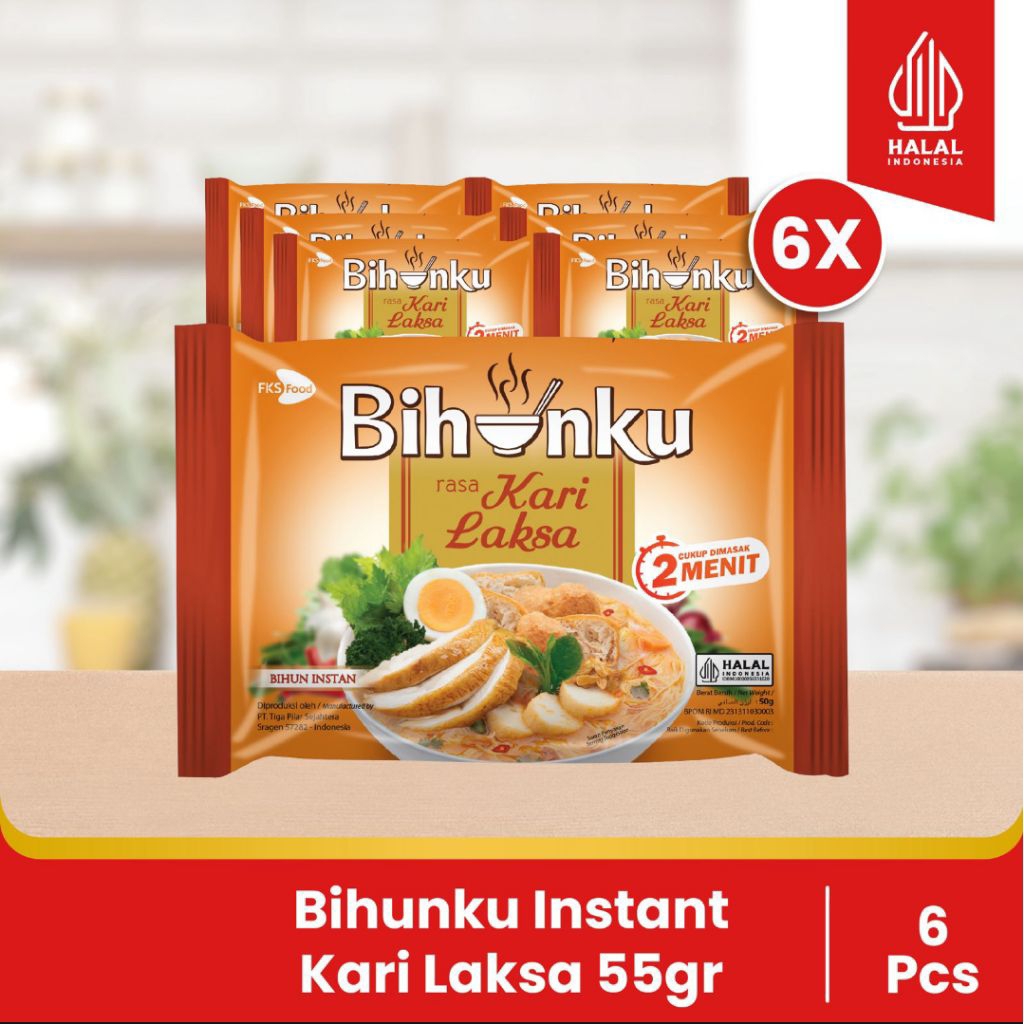 

Paket Bundling - Bihunku Instan - Kari Laksa - 55gr - 6pcs