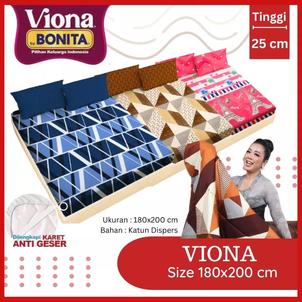 Sprei Bonita King Viona / Sprei Bonita 180x200