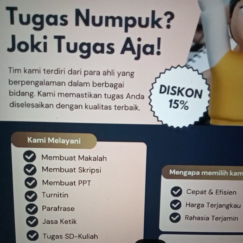 

Cek turnitin
