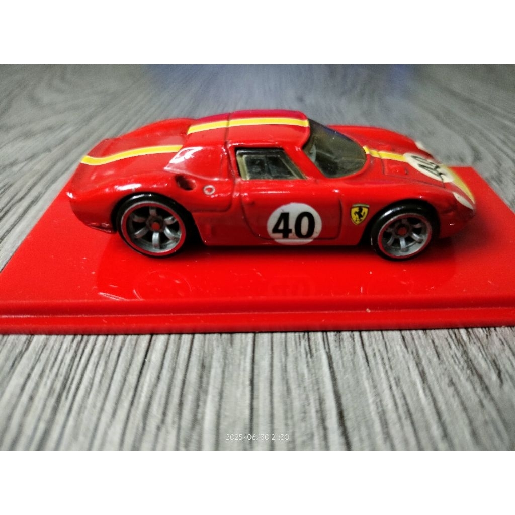 hot wheels Ferrari Racer LM 250 Merah maroon(rare item)loose mulus