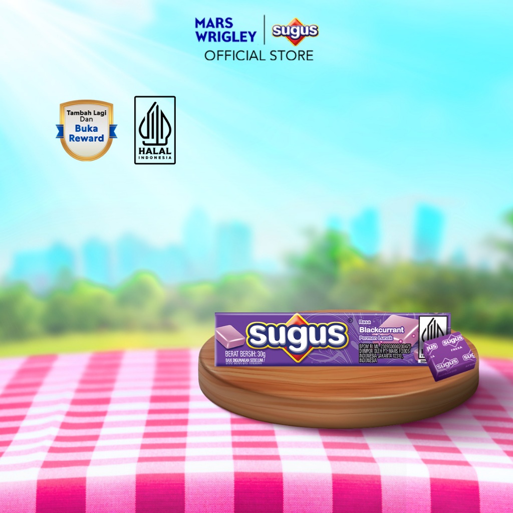 

SUGUS Stick Blackcurrant 30g