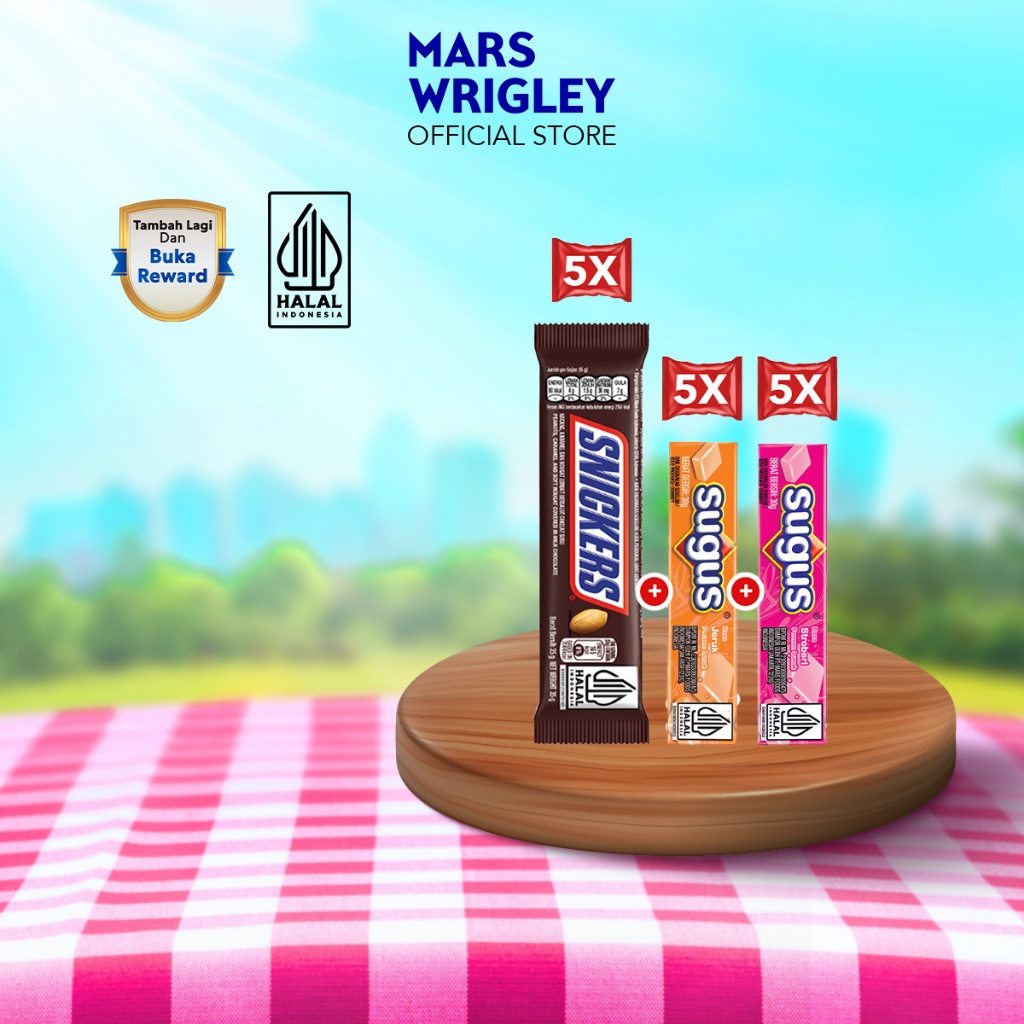 

SUGUS SNICKERS Bundle Cemilan Small Size