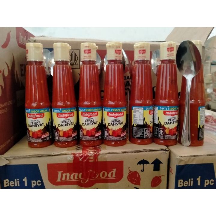 

Saos Pedas free sendok makan