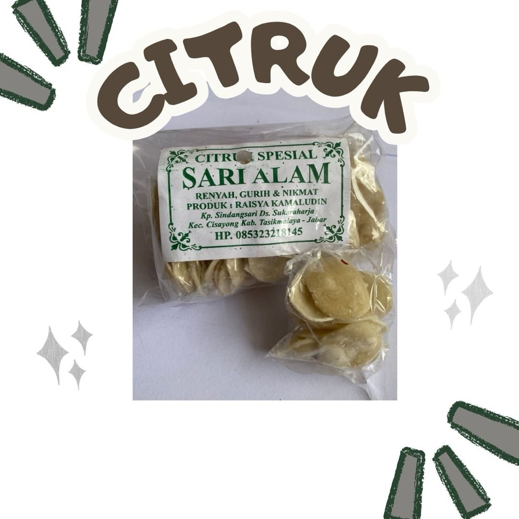

Kerupuk Citruk Spesial Sari Alam - Jadul Renyah Gurih Khas Tasikmalaya