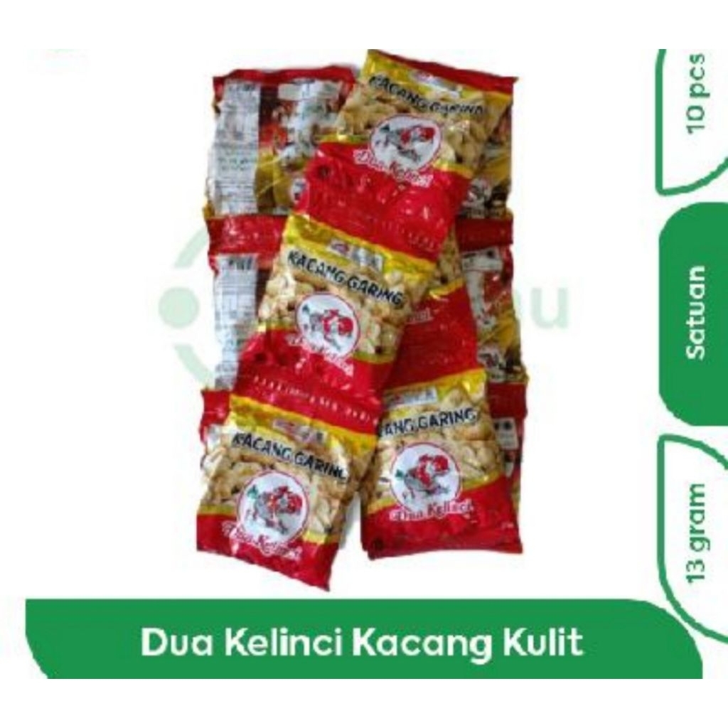 

DUA KELINCI KACANG KULIT GARENG 13gr RENCENG 10 PCS