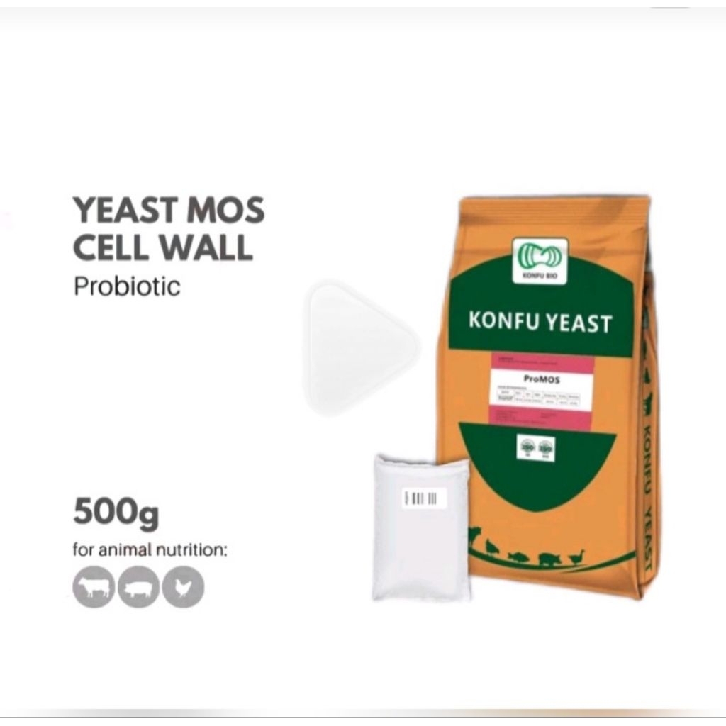 Yeast Powder 500g Saccharomyces Ragi Powder Pakan Ternak