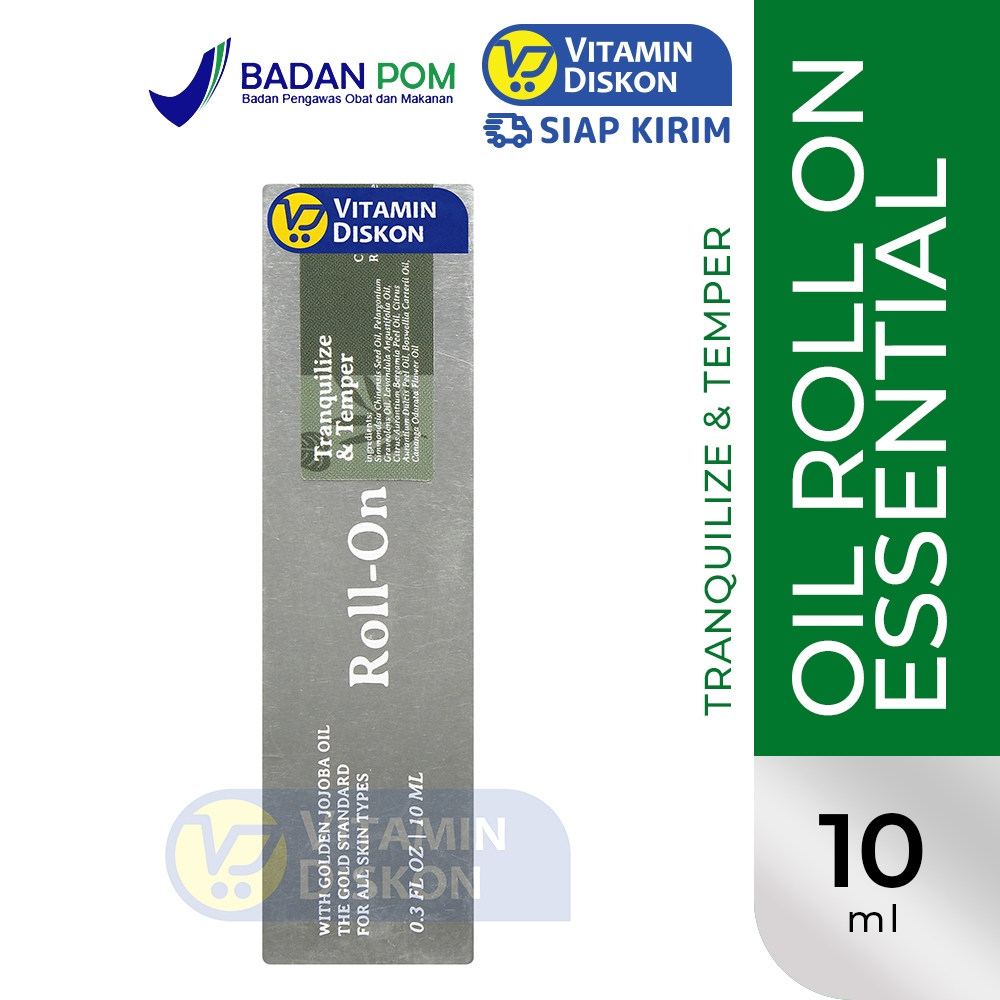 TERAMU OIL ROLL ON ESSENTIAL - 10ML | Essential Oil, Tantrum, Menenangkan, Meningkatkan Gairah, Reco